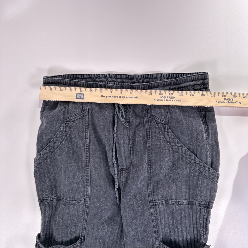 Free People Women The Good Utility Cargo Pants Linen M - Picture 14 of 14